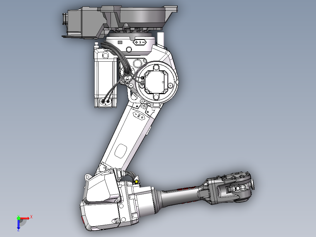 ABB IRB 2600 20 1.65俯视图
