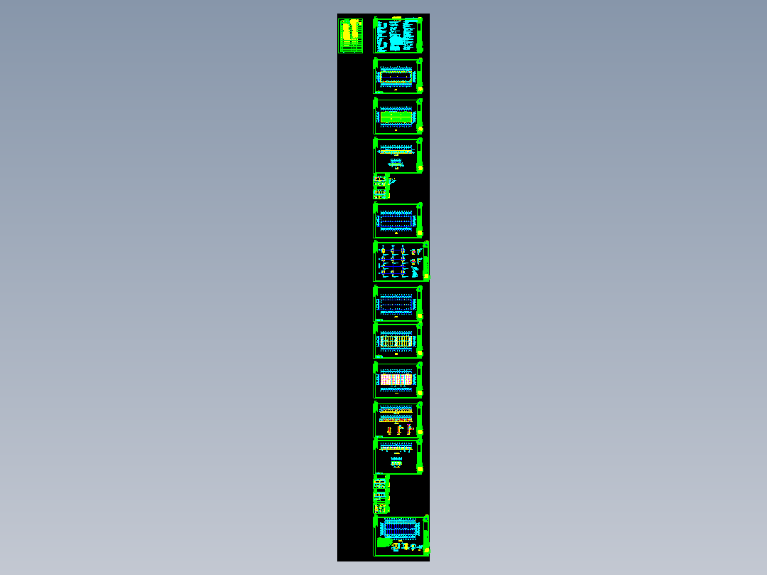 威龙汽车2#仓库工程CAD
