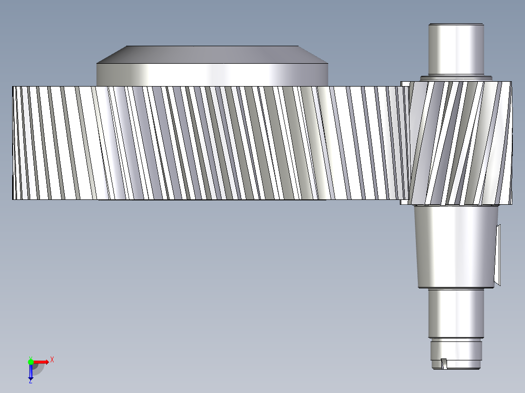 齿轮啮合 (114)俯视图