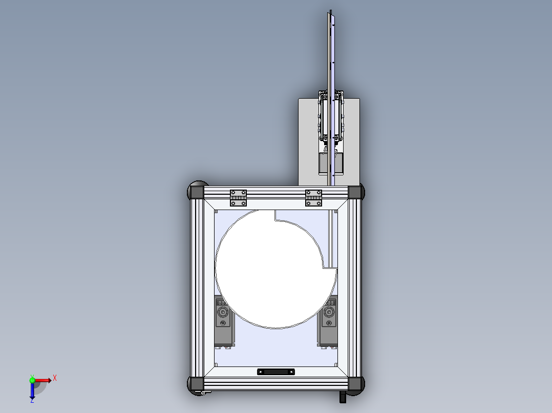 隔音振动盘俯视图