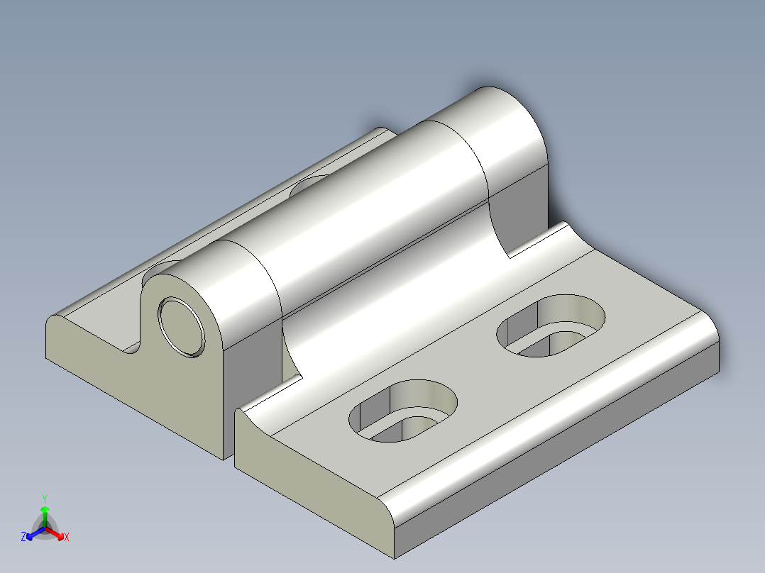 鋅合金鉸鏈CMZ-3D多系列多零件图纸模型正等轴测图