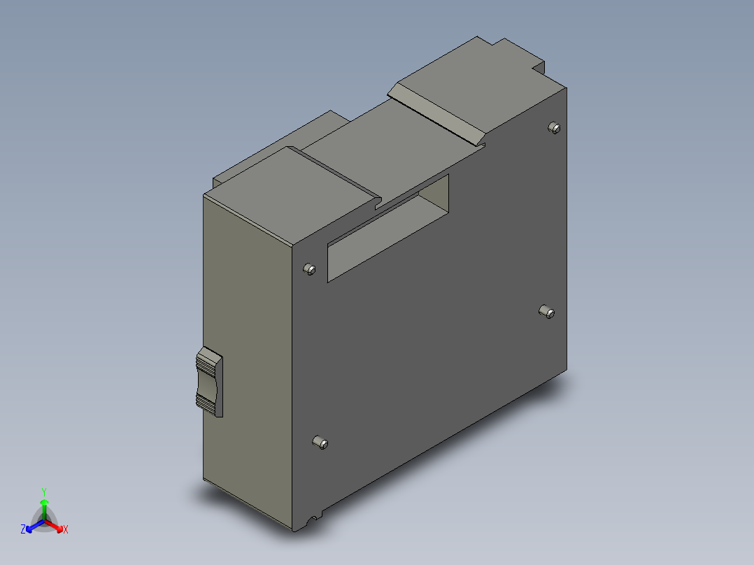 基恩士KV-DA40_kc图纸模型正等轴测图
