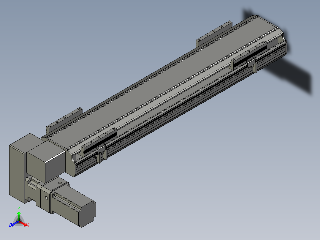 直线模组LHB17-L40-S650-LD设计图纸