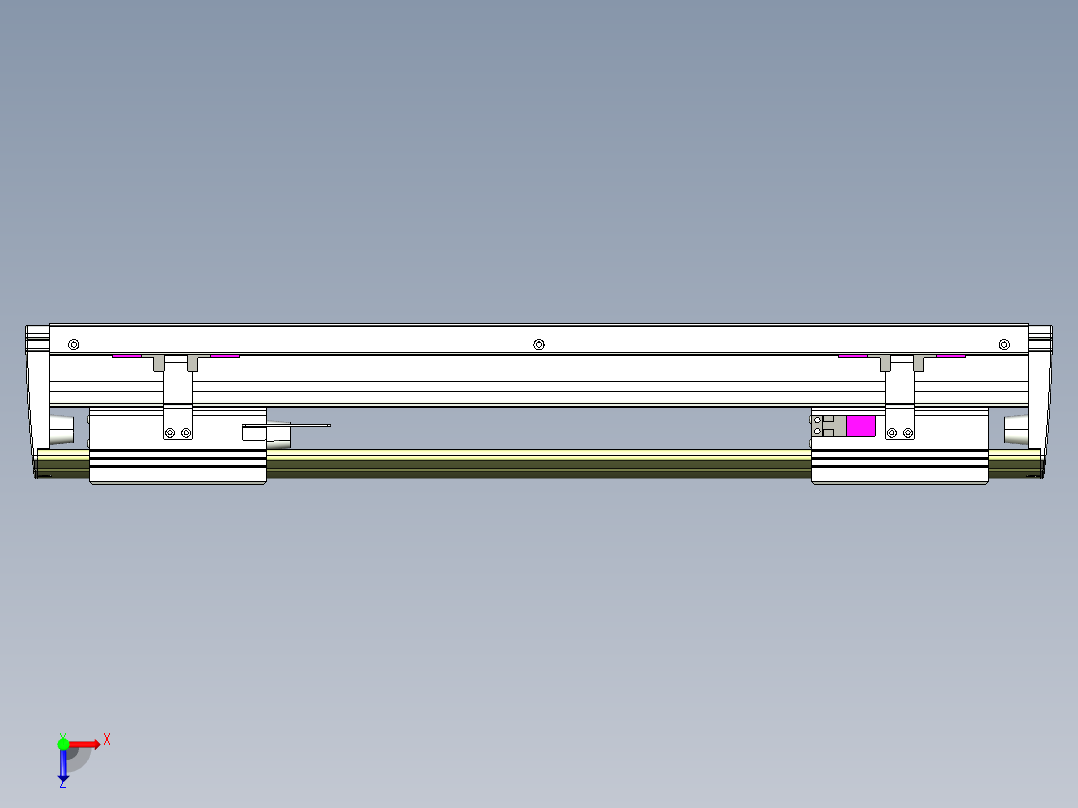 威洛博VL系列3d模型模组2VL22H1Y-S300俯视图