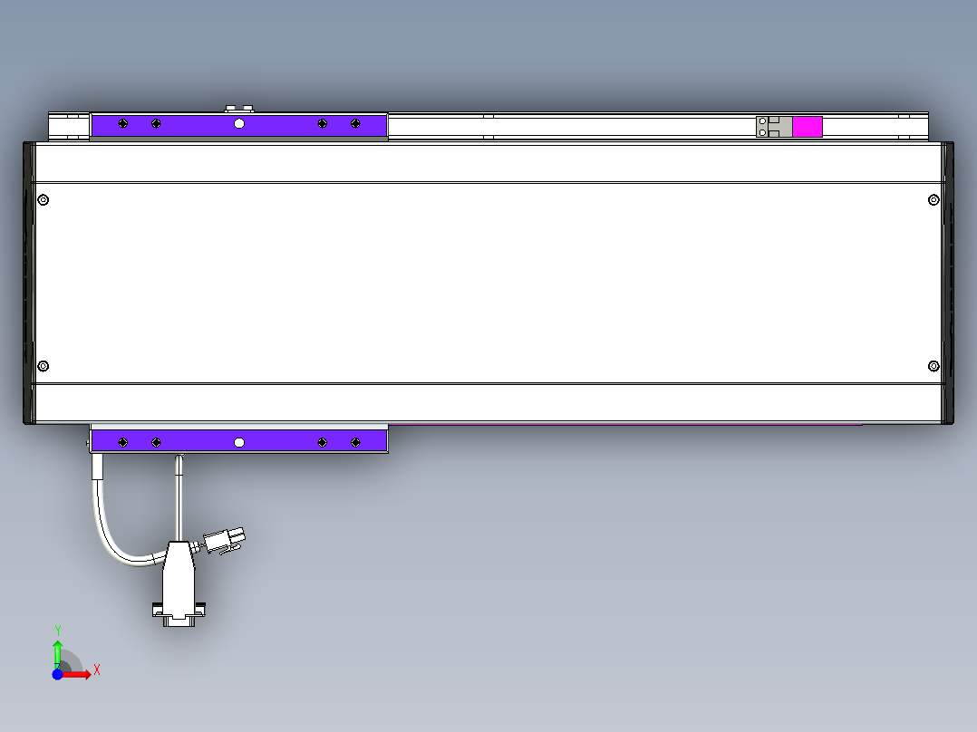 威洛博VL系列3d模型模组VL17E2Y-S300前视图