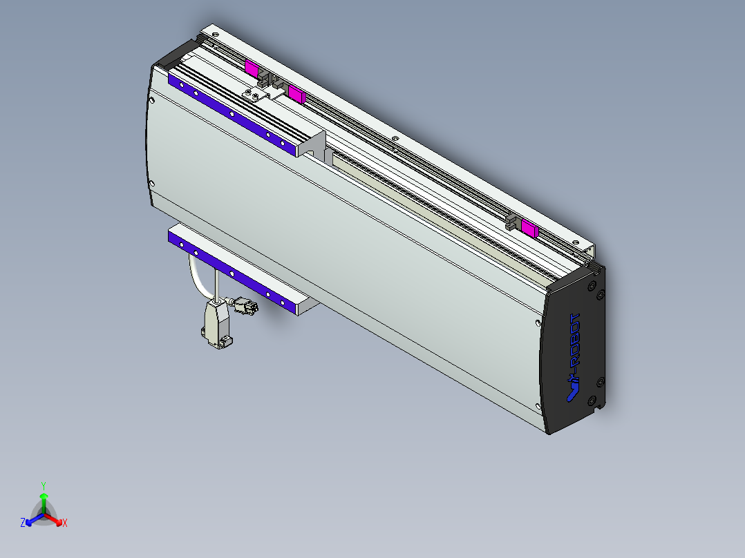 威洛博VL系列3d模型模组VL17E2Y-S300正等轴测图