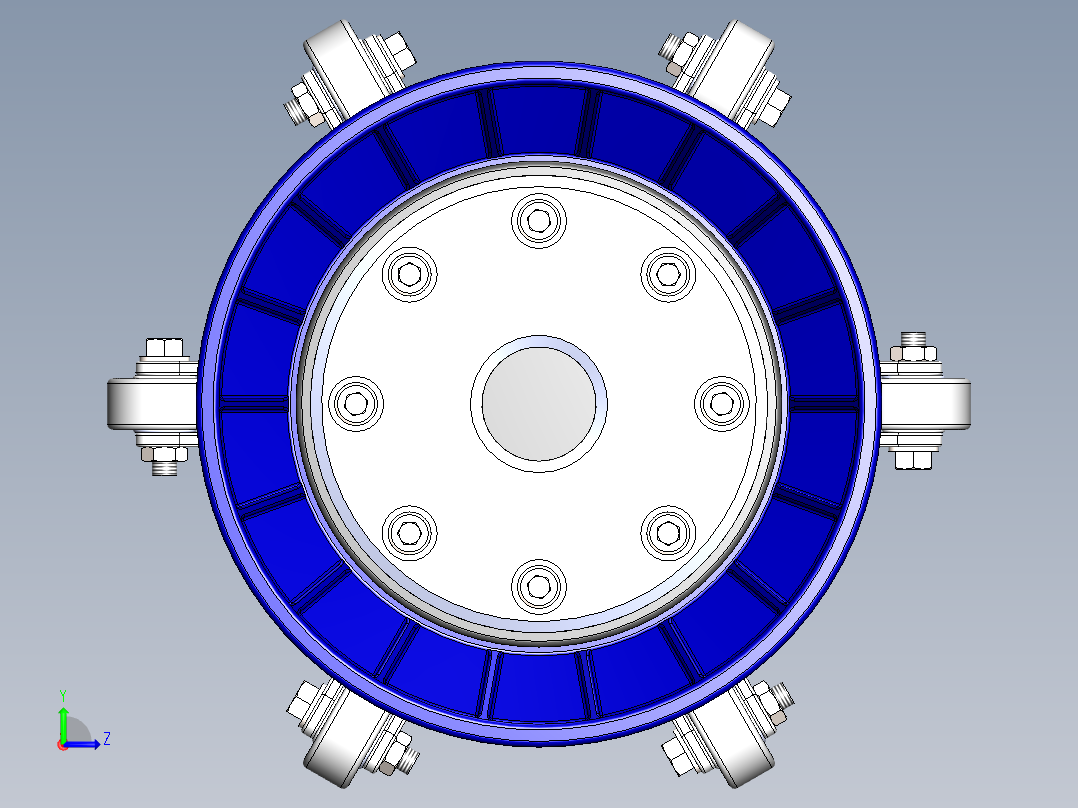 超声波管道检测工具左视图