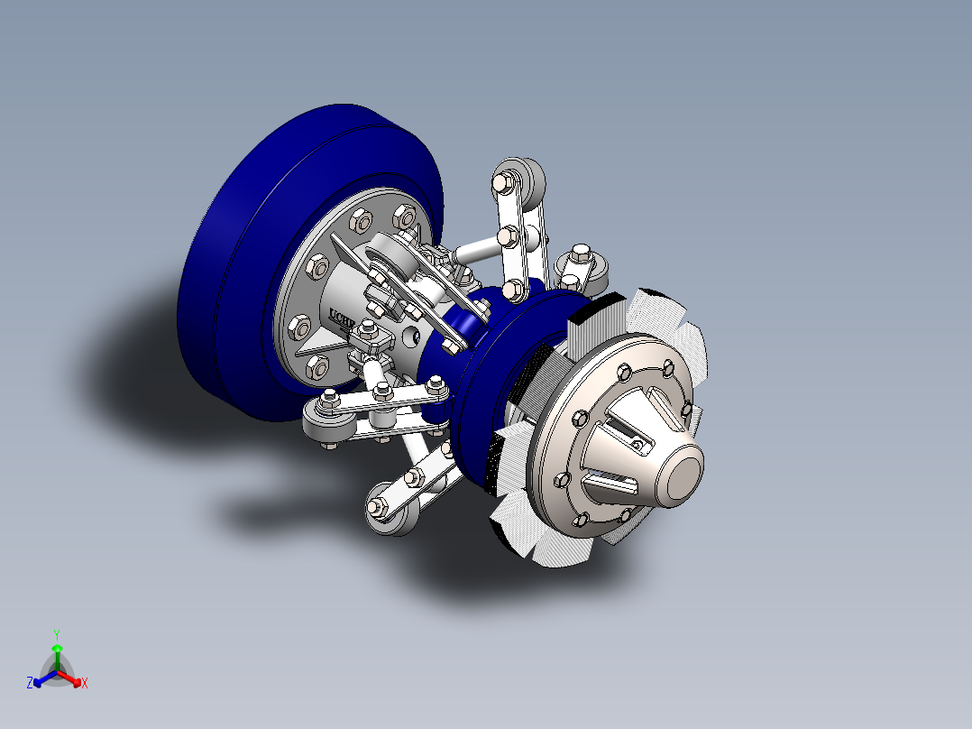 超声波管道检测工具正等轴测图