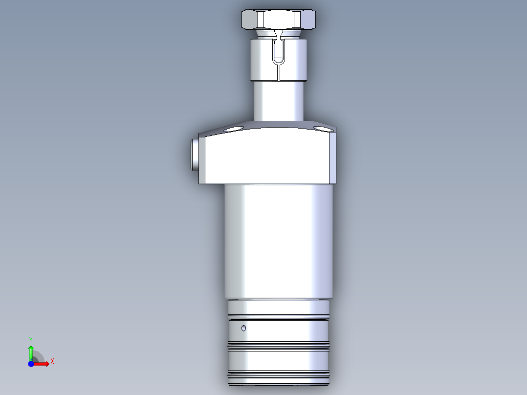 KOSMEKLHA0480-CRM多系列多零件图纸模型前视图