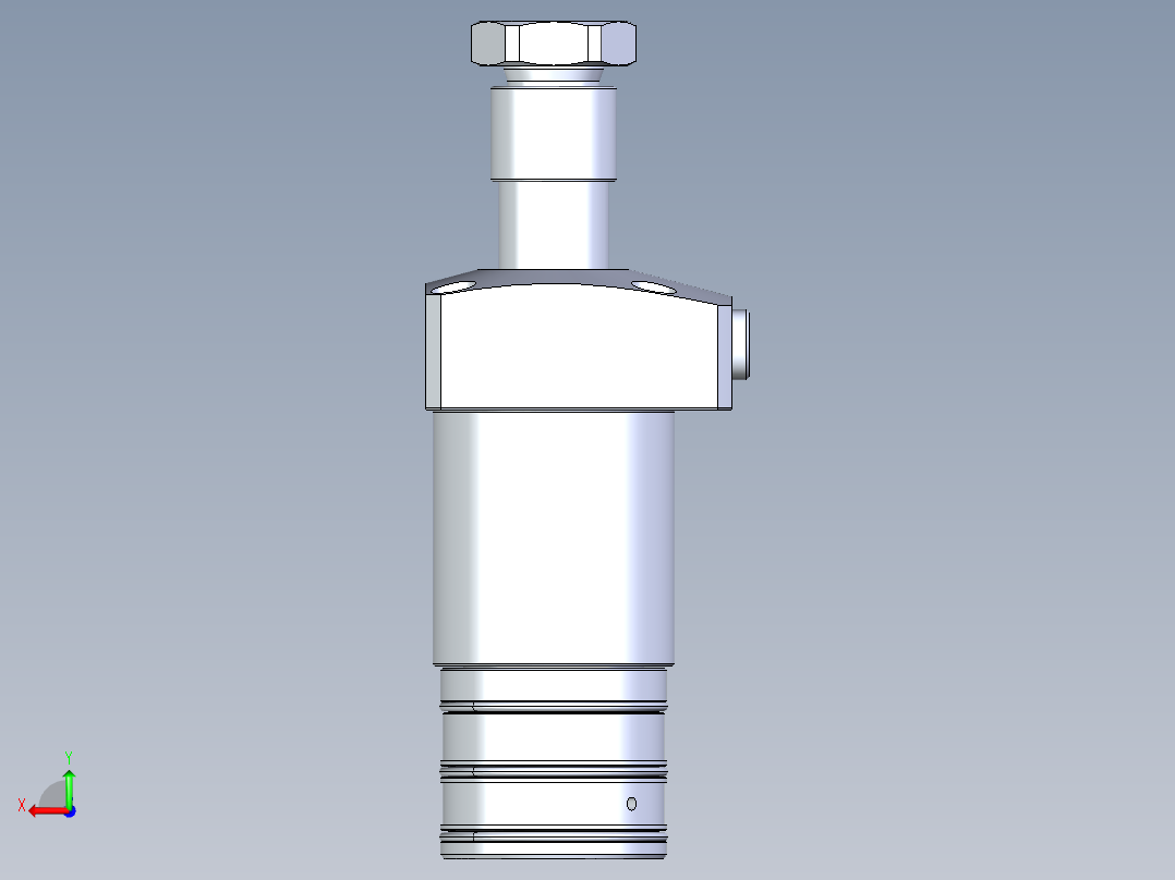 KOSMEKLHA0480-CRM多系列多零件图纸模型后视图