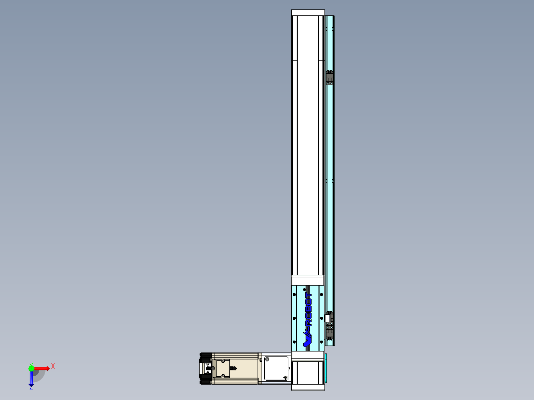 欧规系列-LB6A-L130-S450-BR-ZP40-C3俯视图