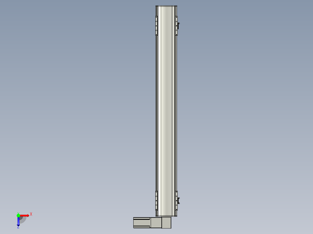 直线模组WG-LHB12-S950-R(B)设计图纸俯视图
