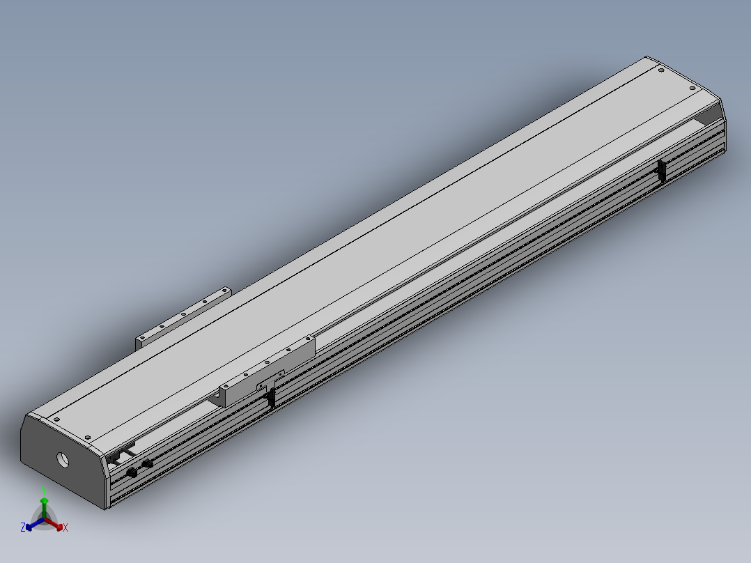 精密模组MY220-T10-1000L-M-P75B-C4-C正等轴测图