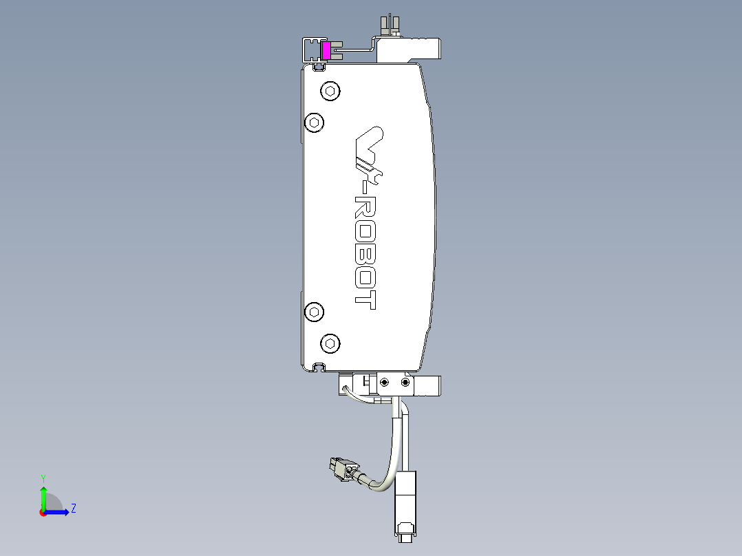 威洛博VL系列3d模型模组2VL22H2Y-S750左视图