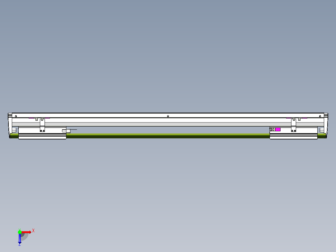 威洛博VL系列3d模型模组2VL22H2Y-S750俯视图