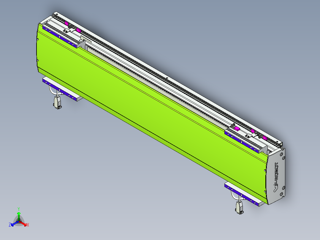 威洛博VL系列3d模型模组2VL22H2Y-S750正等轴测图
