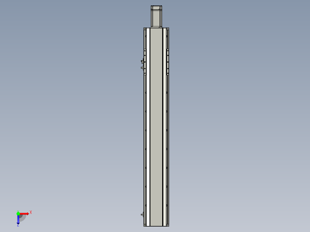 东锦丝杆传动-直线滑台模组DH135-C-L10-S750-BC-P400W-C3俯视图