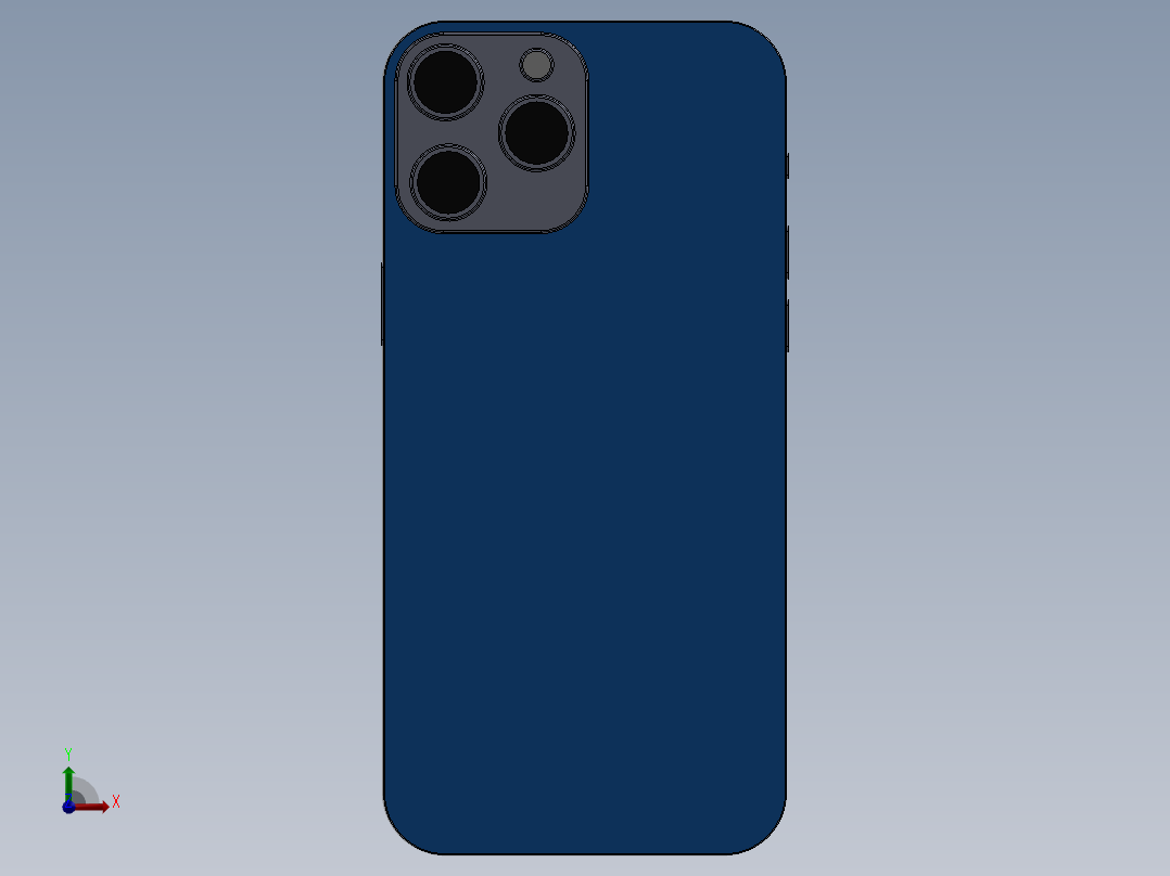 Phone模型设计前视图