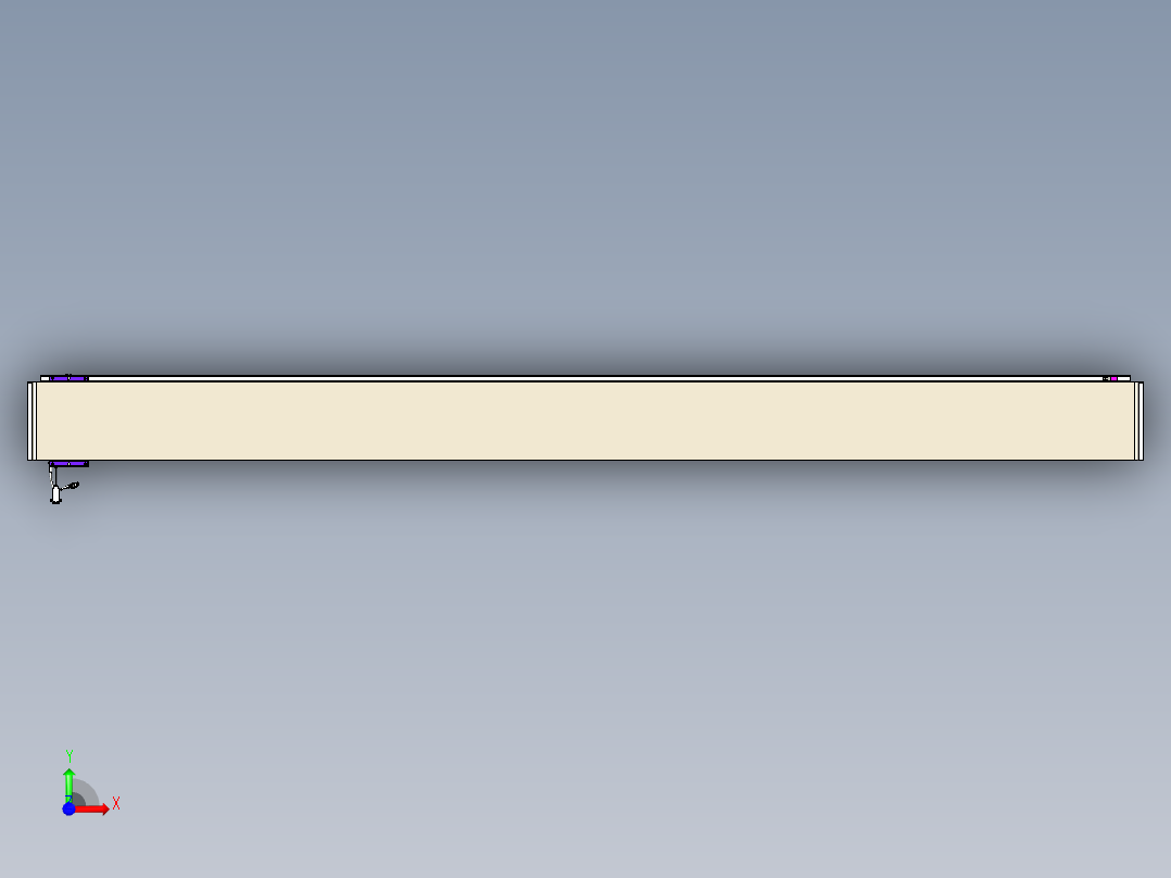 威洛博VL系列直线电机模组-VL22H1-S2900前视图