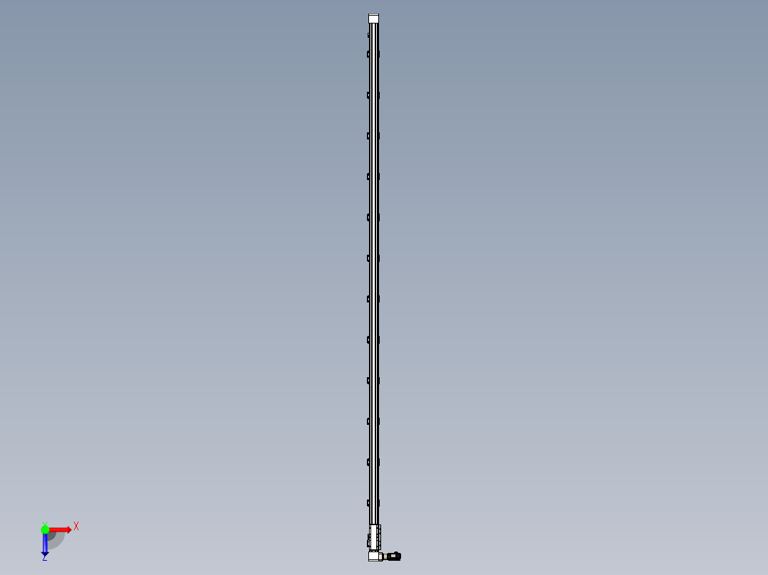 同步带滑台-欧规B8H-L176-S4900-L-ZP40-D3-N5俯视图