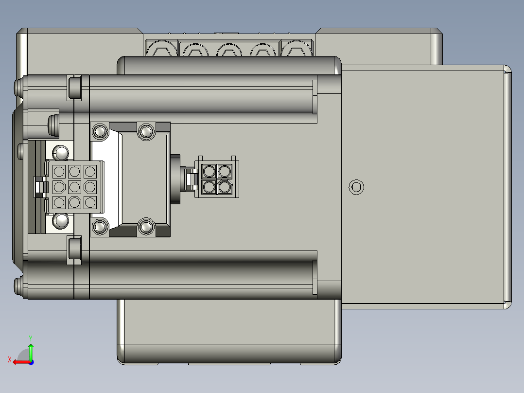 威洛博直线电机模组EB6-L70-S1150-BL-P40-MS3后视图