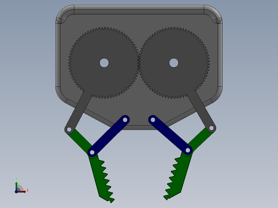 机械爪 3D图纸 (91)前视图