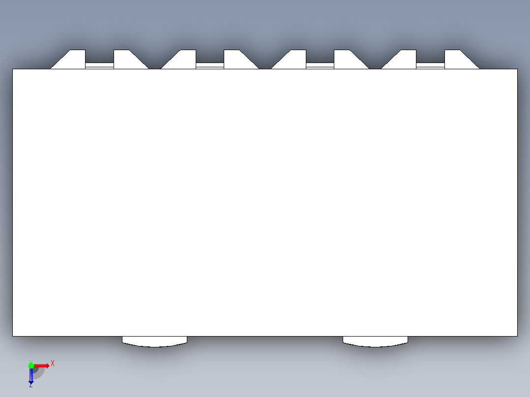 4针Molex连接器俯视图