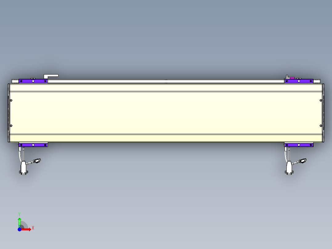 威洛博VL系列直线电机模组-2VL22H1-S850前视图