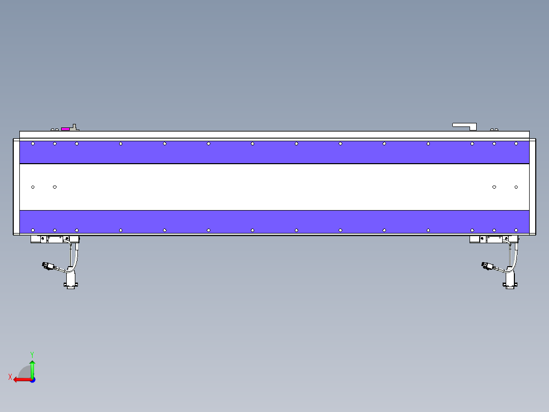 威洛博VL系列直线电机模组-2VL22H1-S850后视图