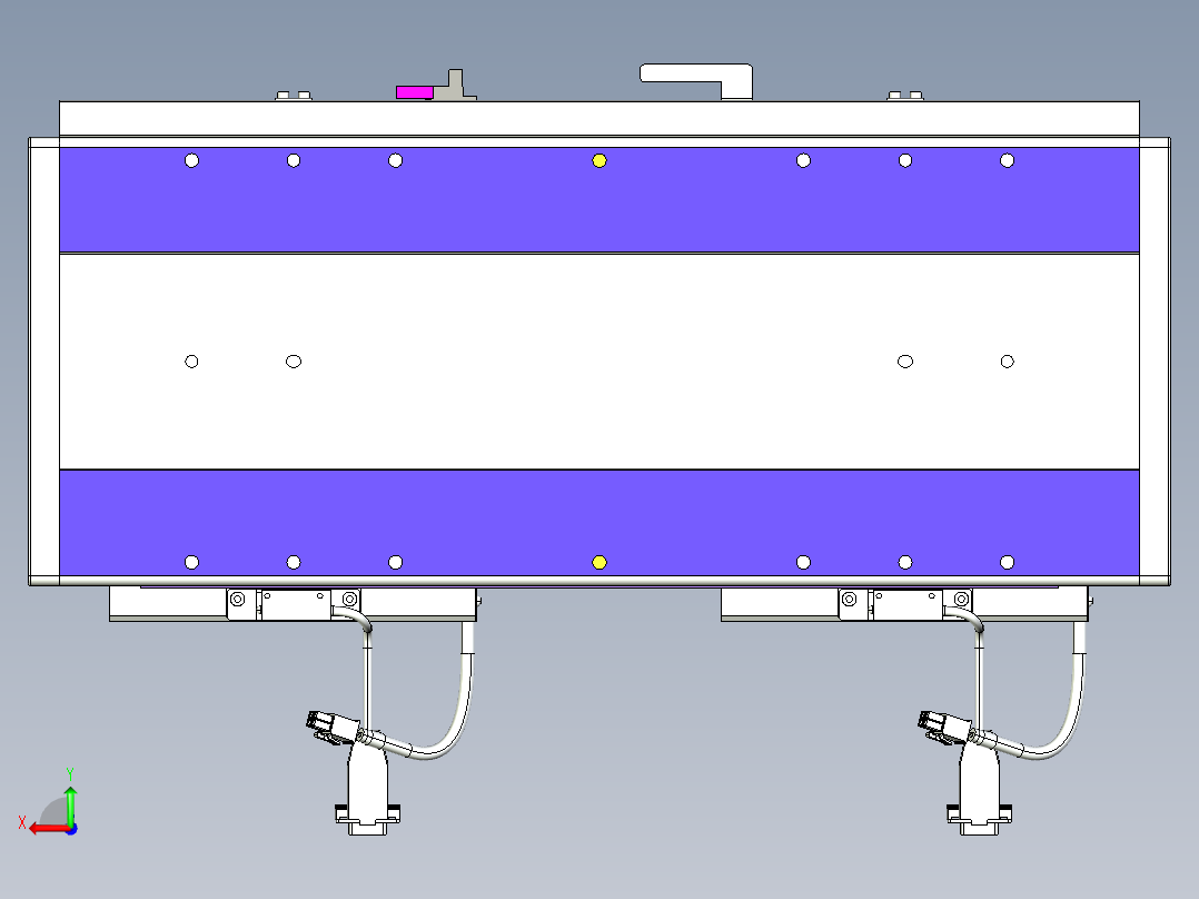 威洛博VL系列3d模型模组2VL22H2Y-S100后视图