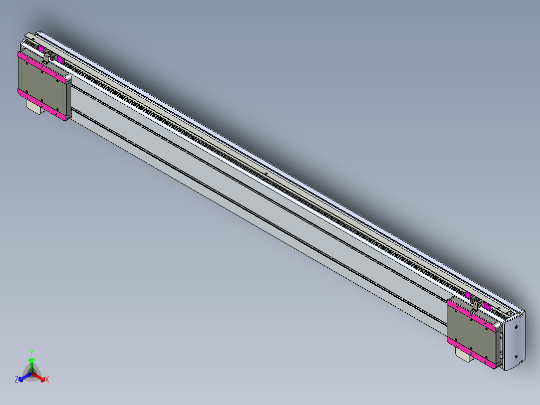 威洛博LC系列3d模型模组2LC14S1Y-S1200正等轴测图