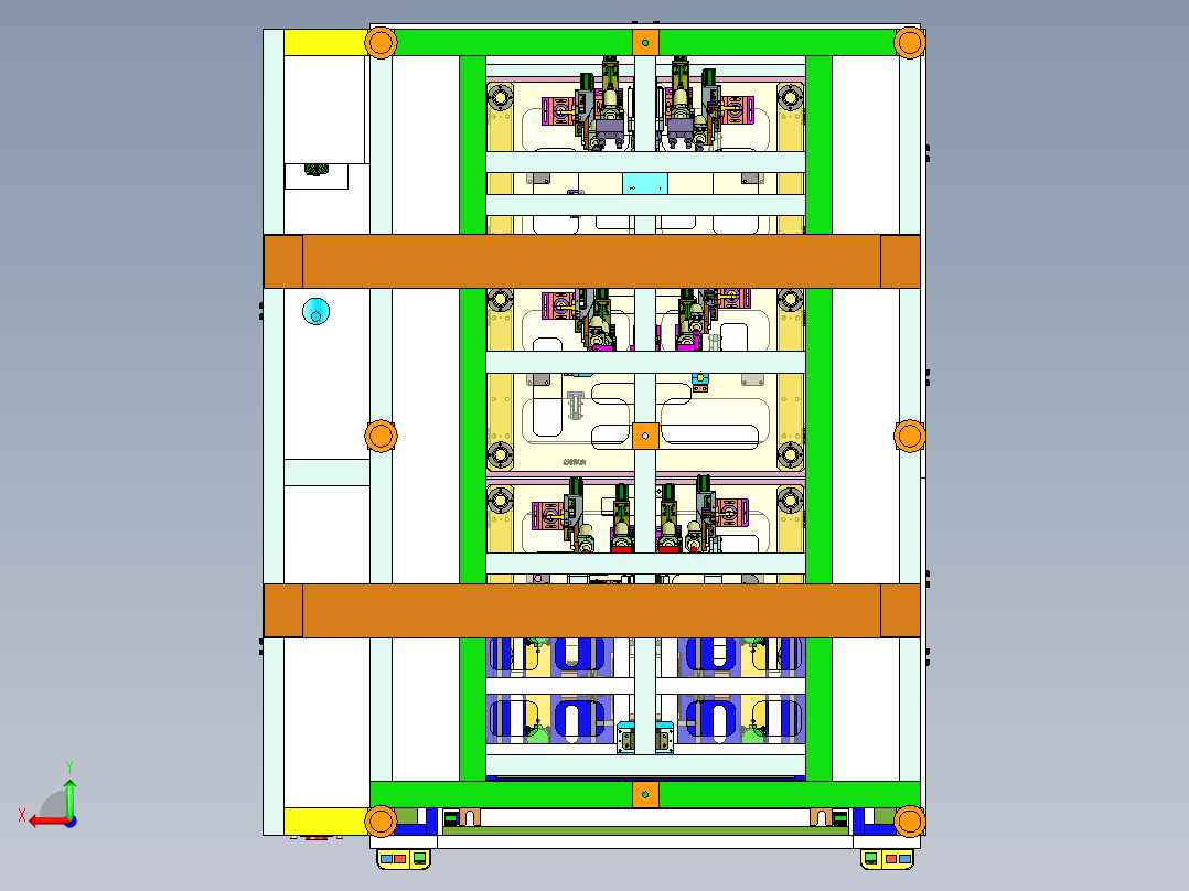 自动超声波焊接设备ug12后视图