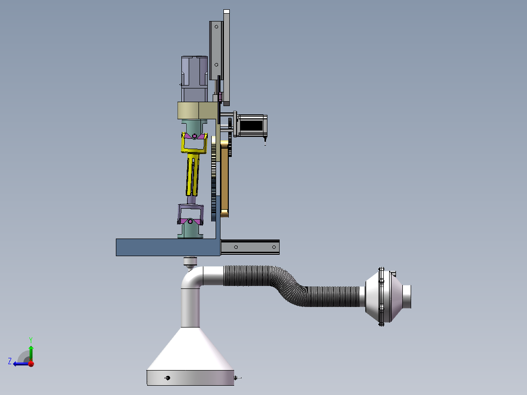 废气回收装置sw16右视图