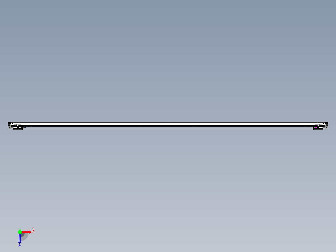威洛博VL系列直线电机模组-2VL14S1-S3350俯视图