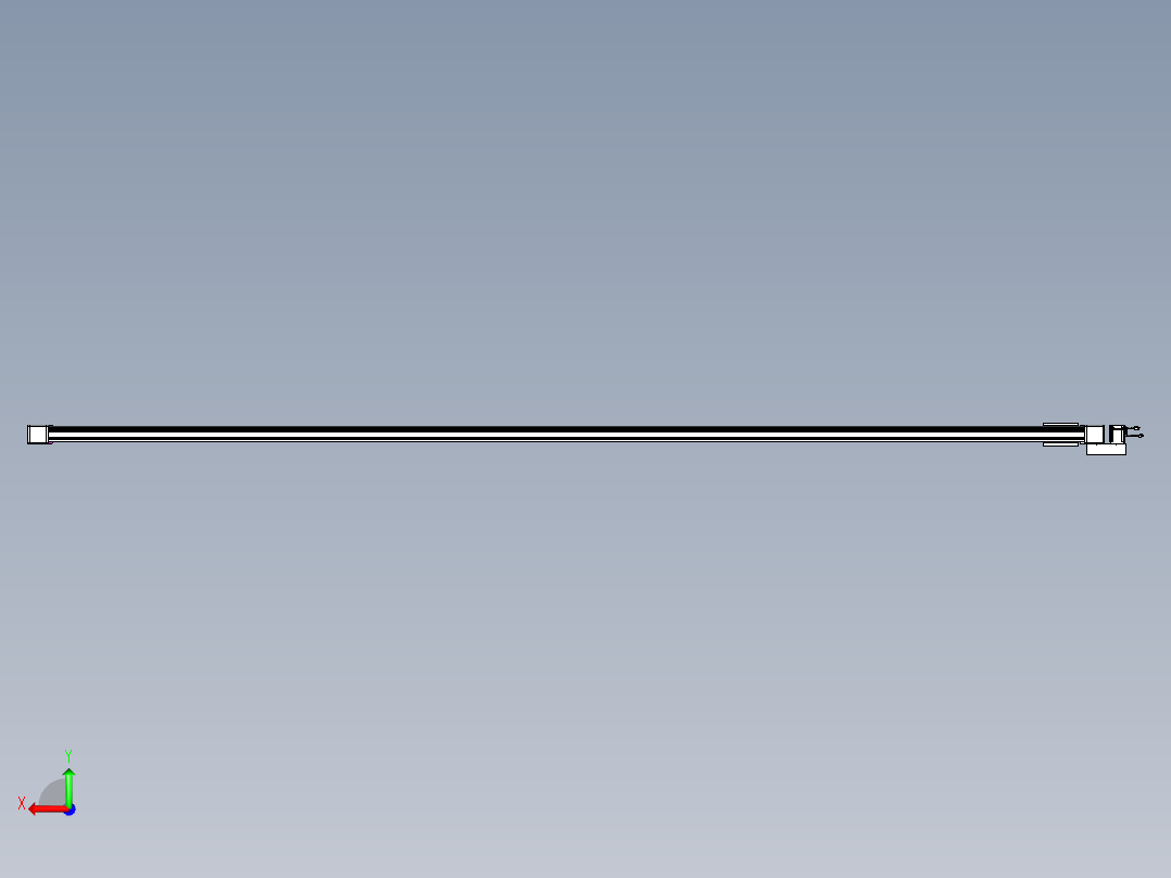 威洛博LB.GB同步带传动--欧规系列GB8-L96-S5050-BL-P75后视图