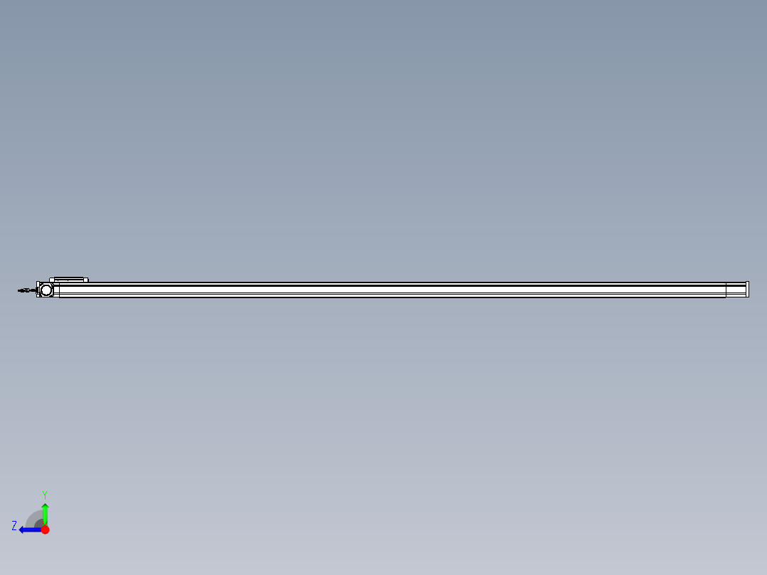 威洛博LB.GB同步带传动--欧规系列LB6A-L130-S2750-BL右视图