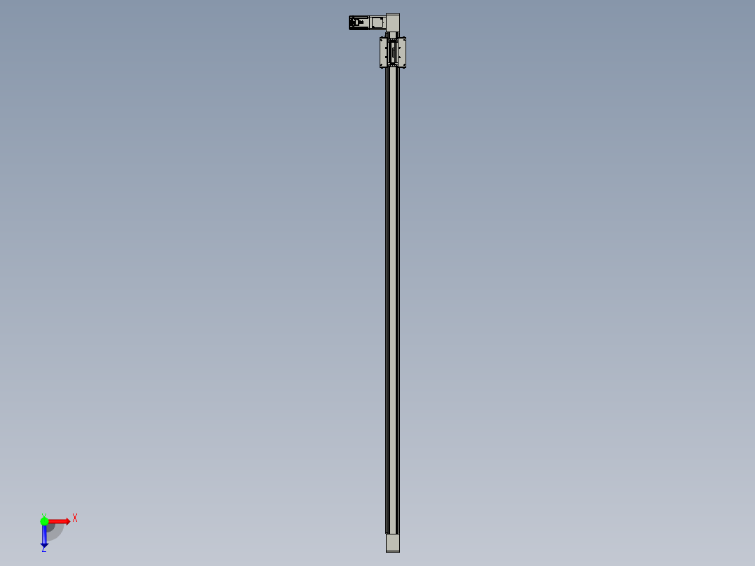 威洛博直线电机模组EB6-L140-S2000-L-P40-MS3俯视图