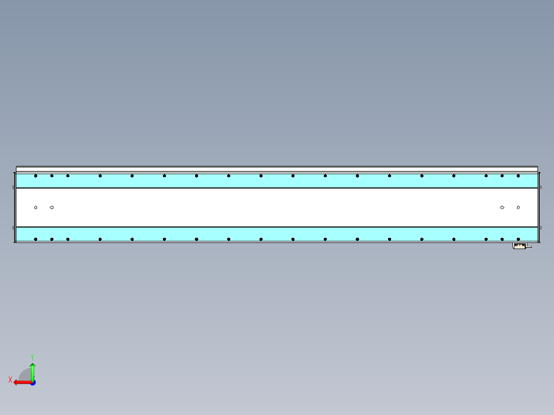 威洛博LC系列3d模型模组LC22H1Y-S1450后视图
