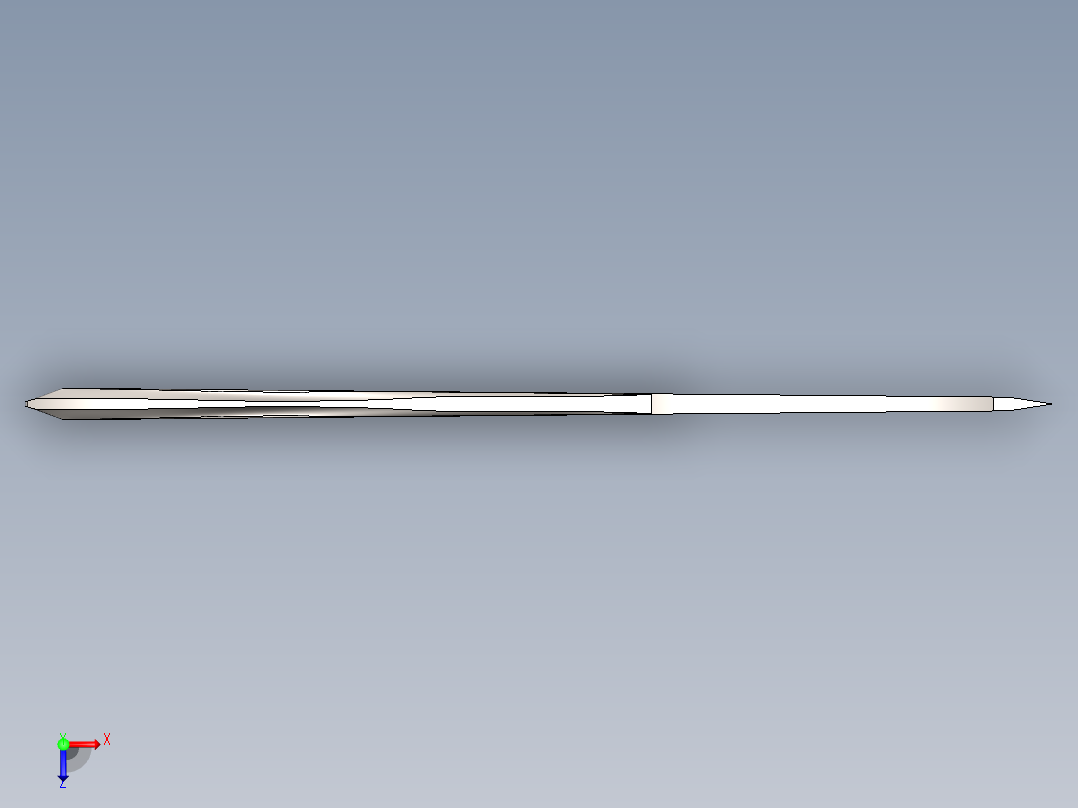 UC3102刀具模型俯视图