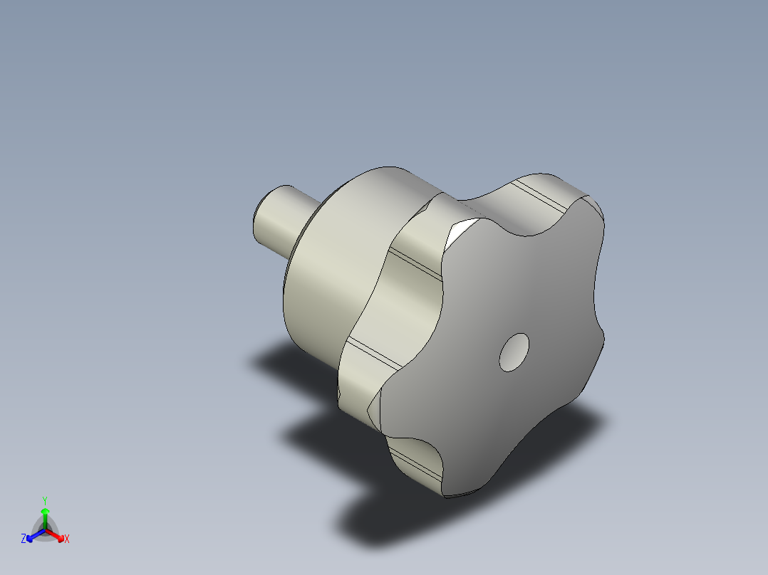星型把手VC.192S-p-INOX-3D多系列多零件图纸模型