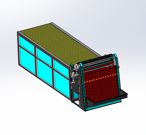 有机蔬菜自动打包码料生产线sw17可编辑