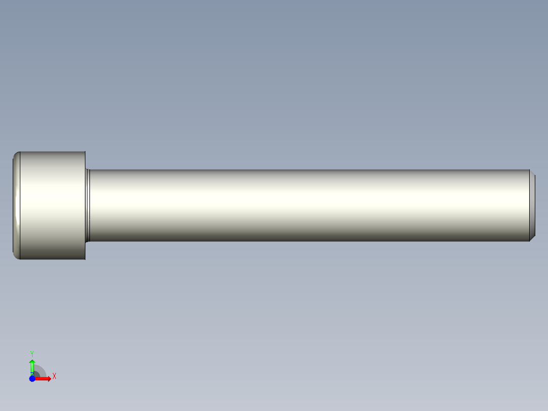 螺钉-DIN_912-M16x100.stp前视图