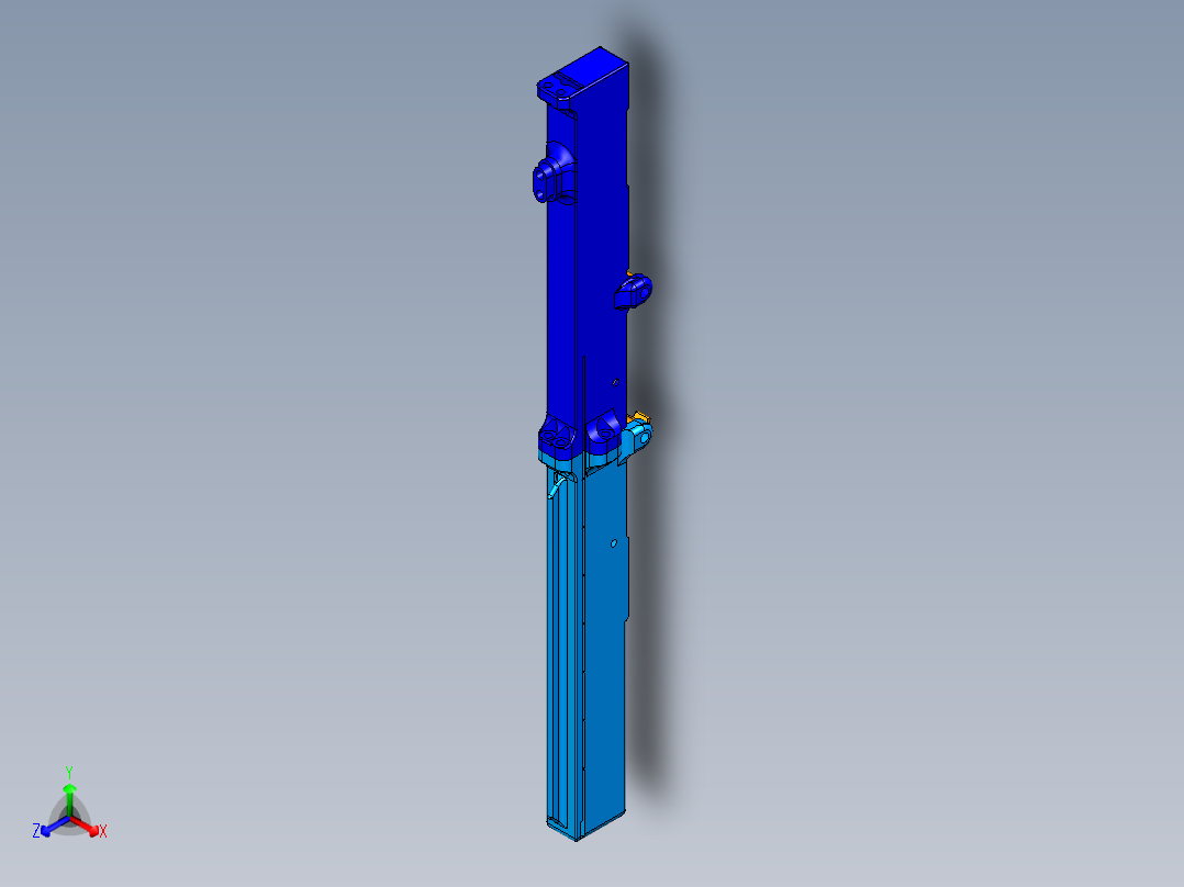 B2 复合弓箭盒 Compound Bow Instant Legolas magazine正等轴测图