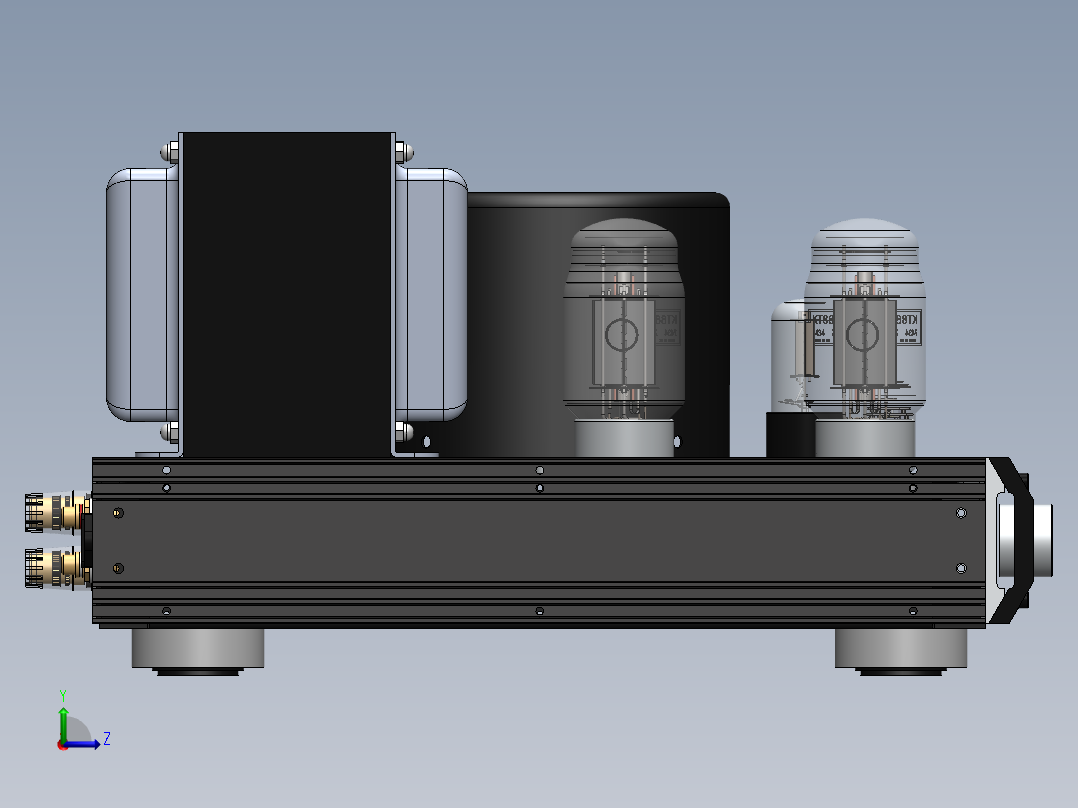 功率放大器12左视图