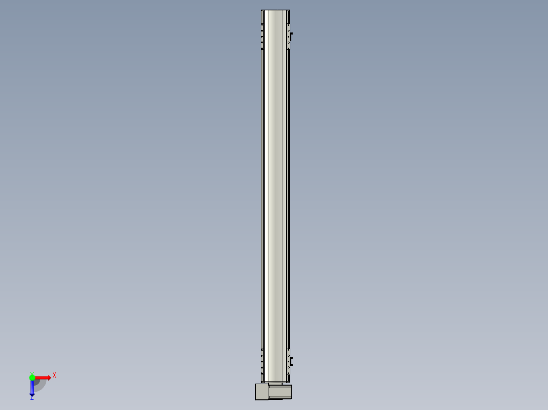 直线模组WG-LHB12-S1350-LU设计图纸俯视图