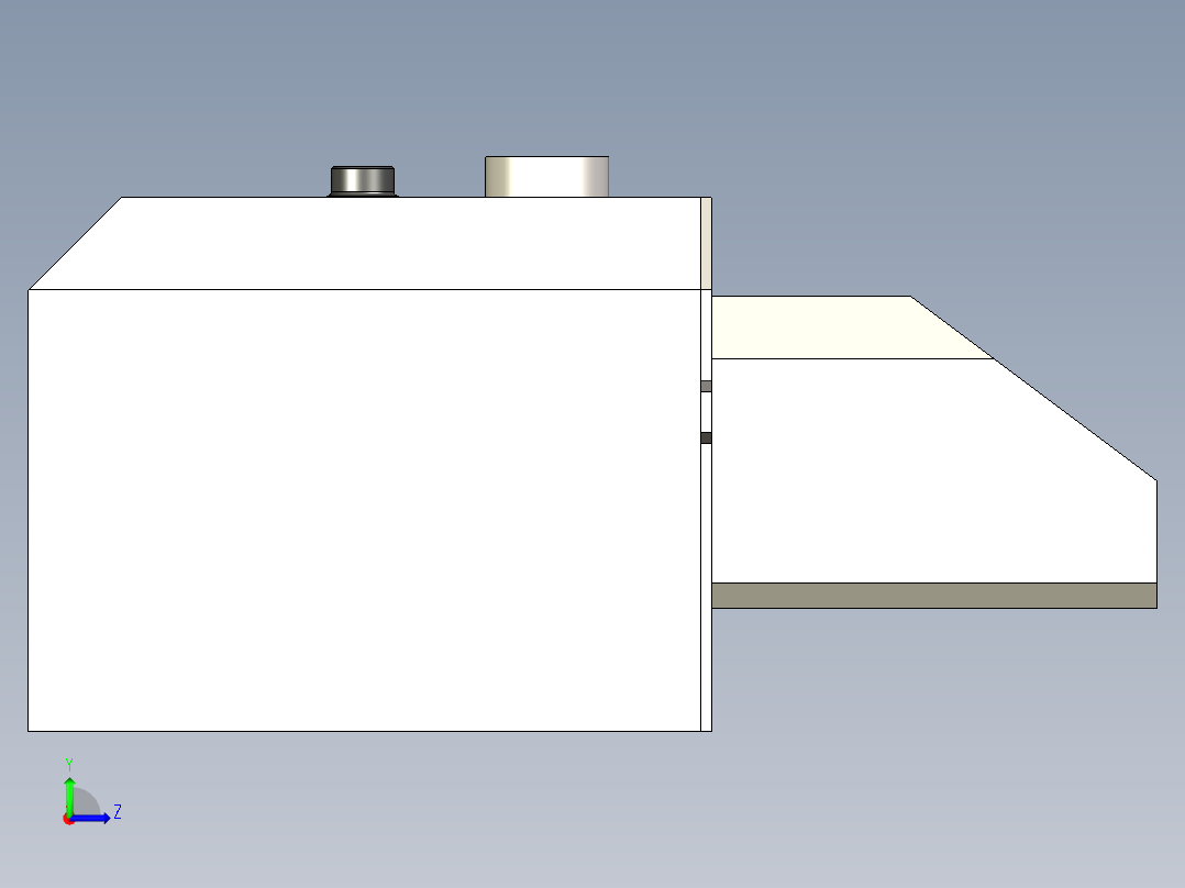 颗粒燃烧器25千瓦左视图