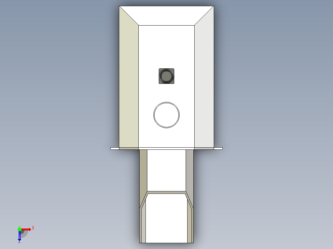 颗粒燃烧器25千瓦俯视图