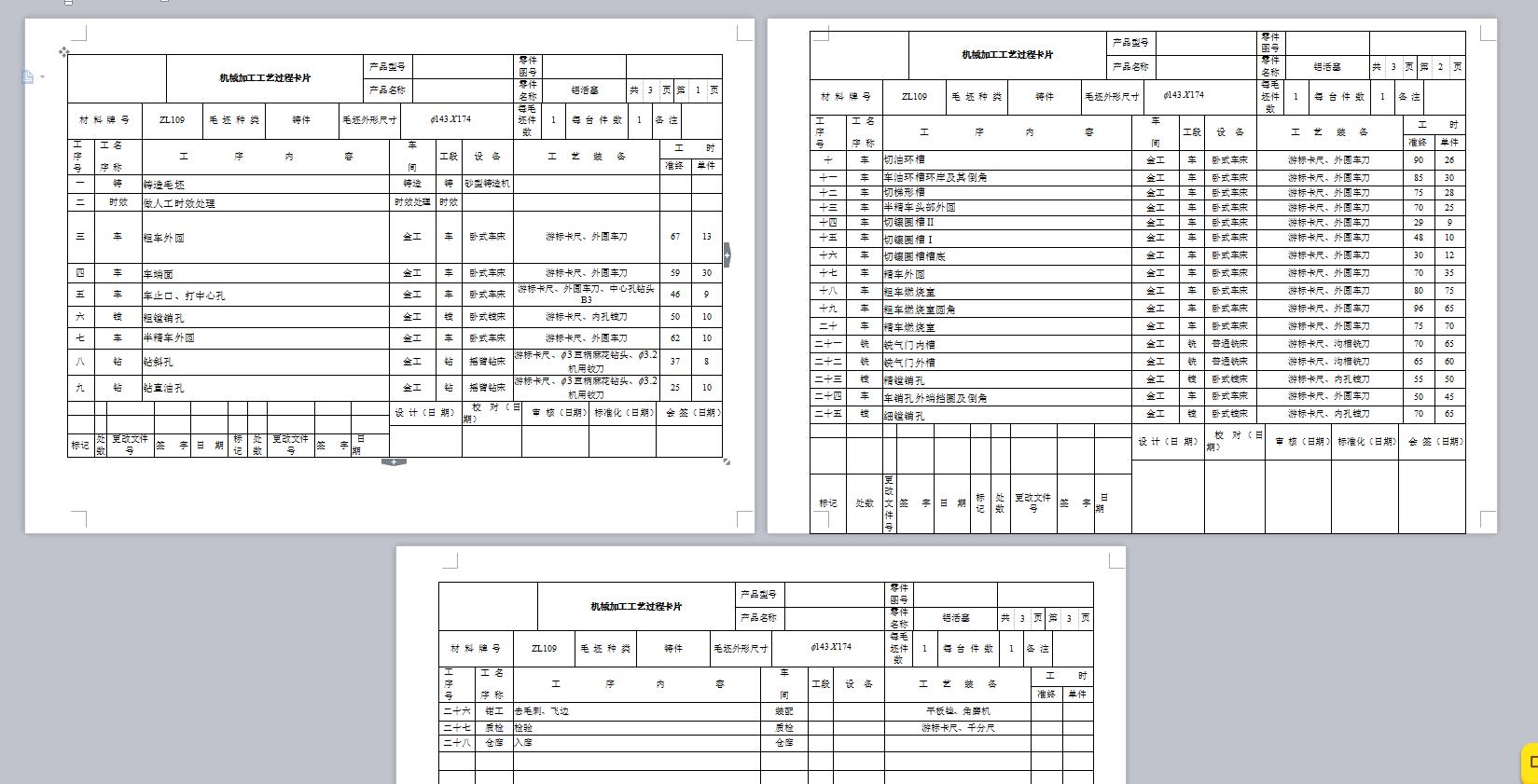 Q507-铝活塞的机械加工工艺规程及夹具设计