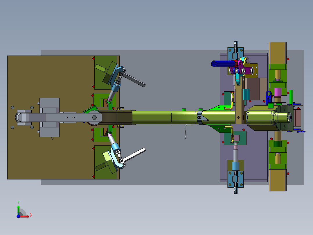 方管焊接 3前视图