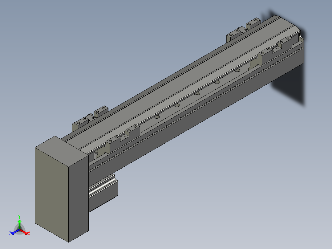 直线模组LHA6-S300-D-100W(16丝杆)设计图纸
